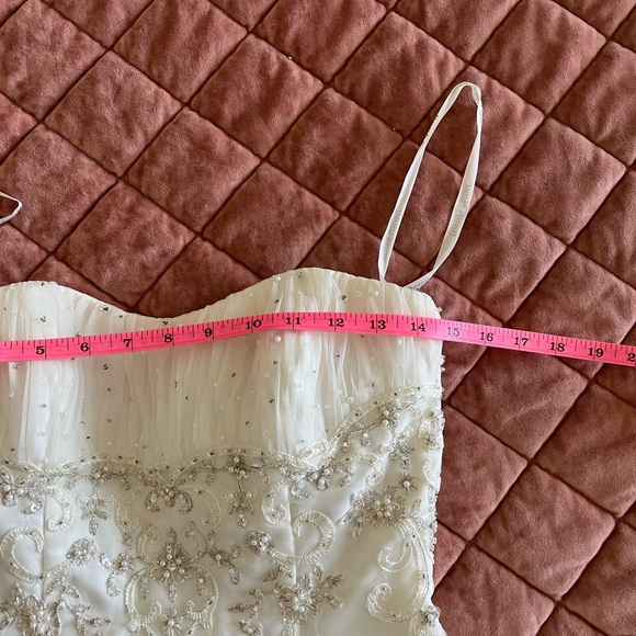 David's Bridal Ivory Wedding Dress - Picture 12 of 14